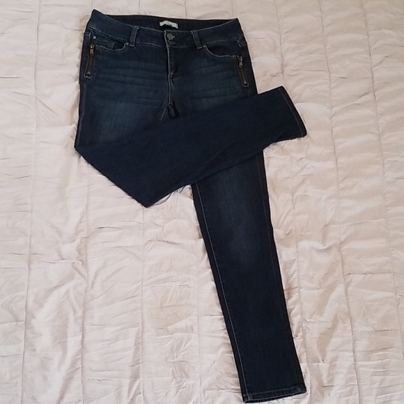 New York & Company Pants - NY & Company Dark Wash Denim Capris